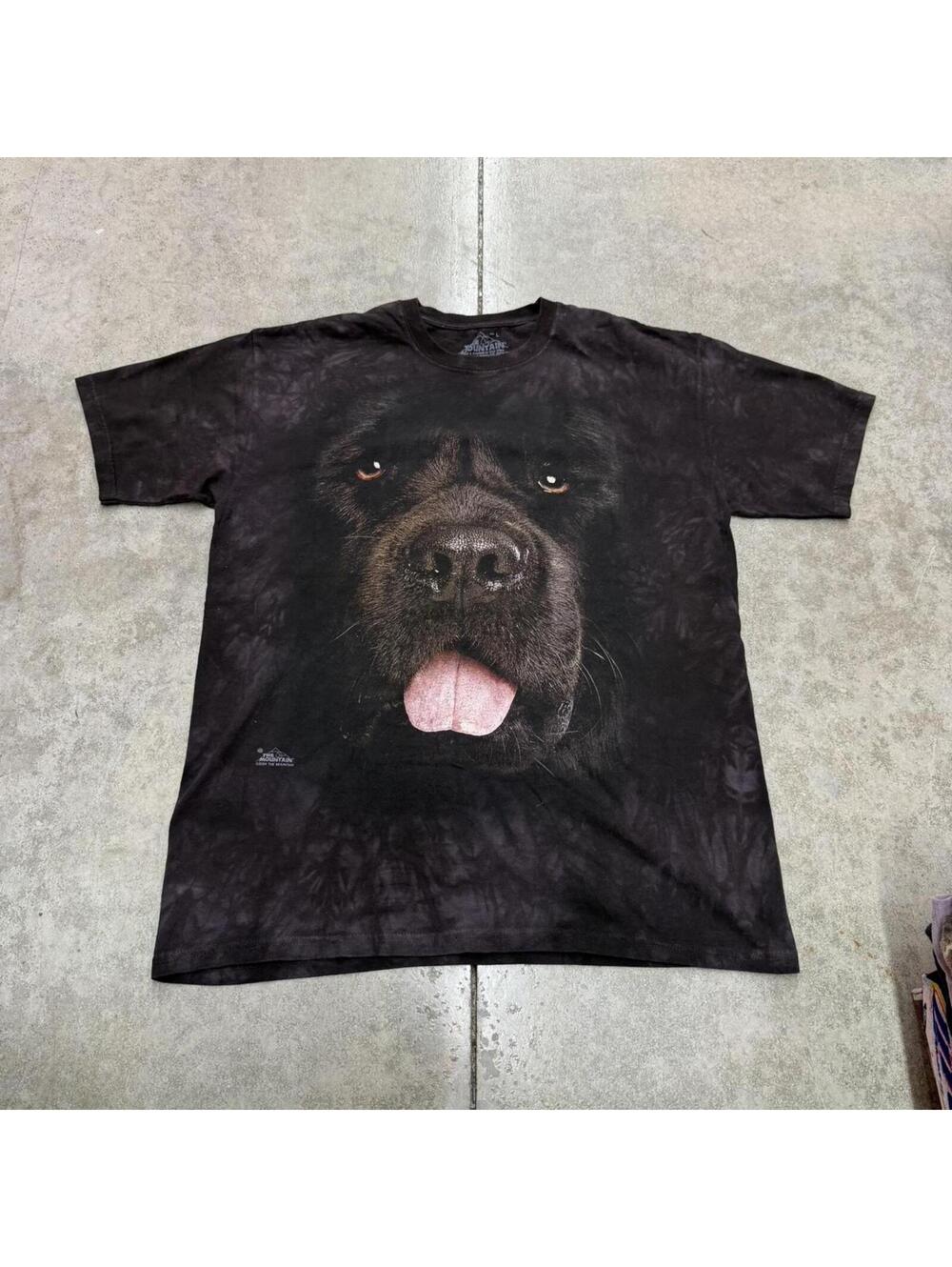 vintage the mountain pet dog puppy nature animal brown shirt size large